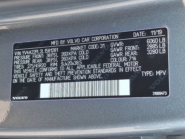 2020 Volvo XC90 Inscription
