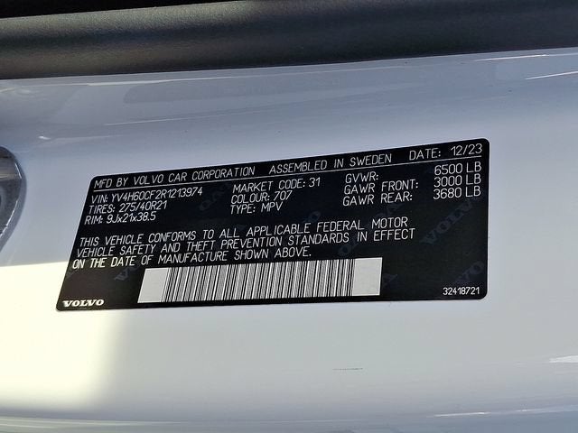 2024 Volvo XC90 Recharge Plug-In Hyb Ultimate Bright Theme