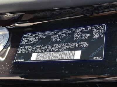 2024 Volvo XC90 Recharge Plug-In Hyb Ultimate Bright Theme