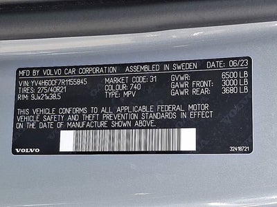 2024 Volvo XC90 Recharge Plug-In Hyb Ultimate Bright Theme
