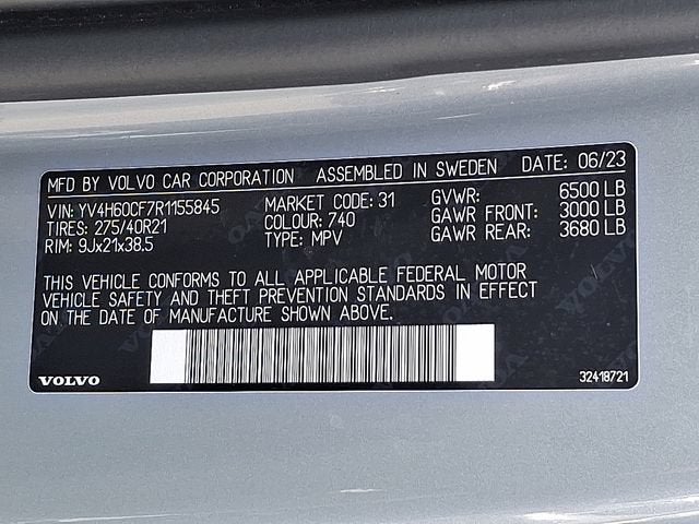 2024 Volvo XC90 Recharge Plug-In Hyb Ultimate Bright Theme