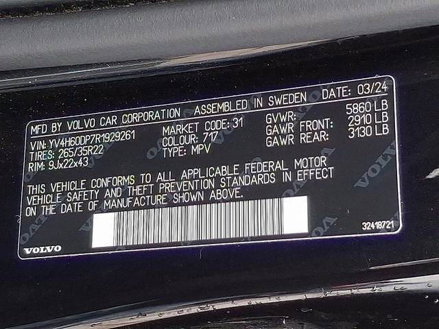 2024 Volvo XC60 Recharge Plug-In Hyb Polestar Engineered