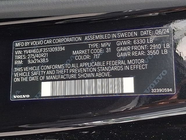 2025 Volvo XC90 Plug-In Hybrid Ultra