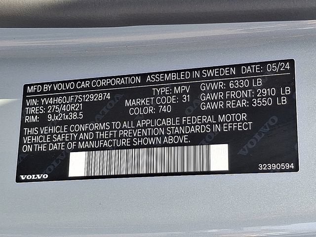 2025 Volvo XC90 Plug-In Hybrid Ultra
