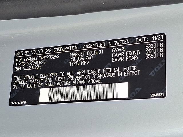 2024 Volvo XC90 Recharge Plug-In Hyb Ultimate