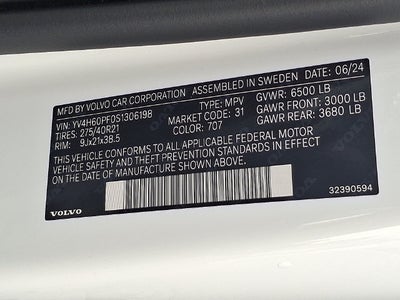 2025 Volvo XC90 Plug-In Hybrid Ultra
