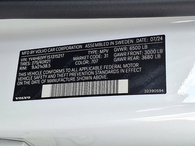 2025 Volvo XC90 Plug-In Hybrid Ultra