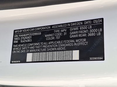 2025 Volvo XC90 Plug-In Hybrid Ultra
