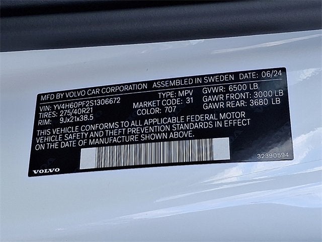 2025 Volvo XC90 Plug-In Hybrid Ultra