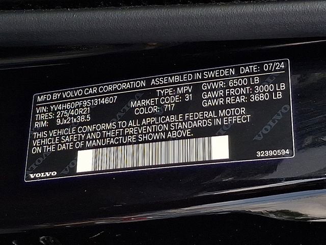 2025 Volvo XC90 Plug-In Hybrid Ultra
