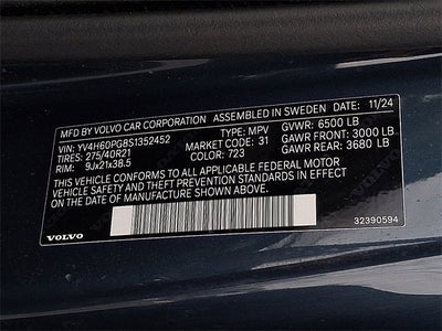 2025 Volvo XC90 Plug-In Hybrid Ultra