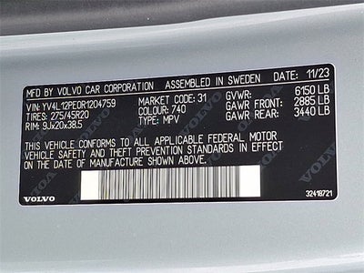 2024 Volvo XC90 Plus Bright Theme