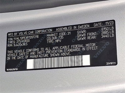 2024 Volvo XC90 Plus Bright Theme