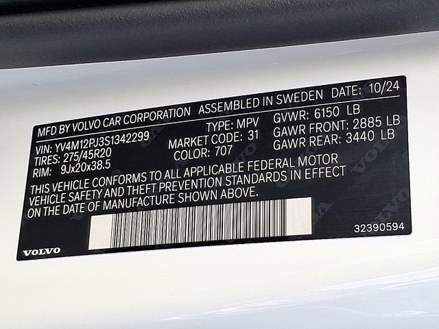 2025 Volvo XC90 Core