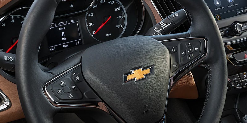 Interior view of 2019 Chevrolet Cruze