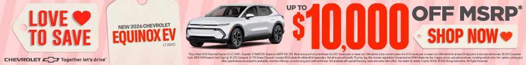 New 2026 Chevrolet Equinox EV LT AWD Up to $10,000 off MSRP - Shop Now