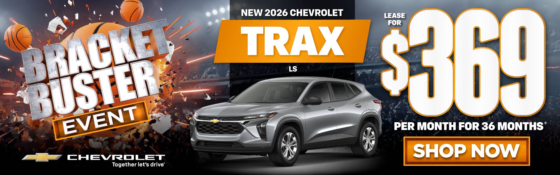 New 2026 Chevrolet Trax LS - LEASE FOR $369 MO. FOR 36 MOS