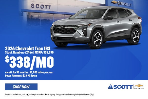 Chevrolet Trax 1RS Lease