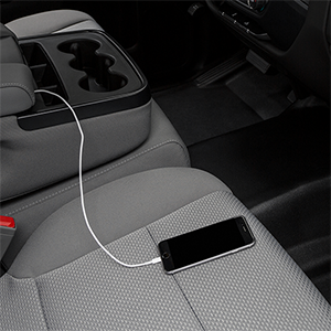 Interior view of a Chevrolet Silverado truck