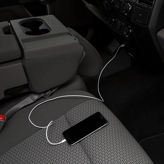 Interior view of a Chevrolet Silverado truck