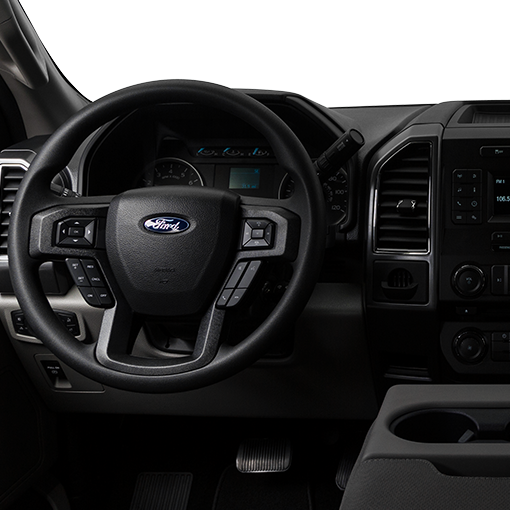 Interior view of a Chevrolet Silverado truck