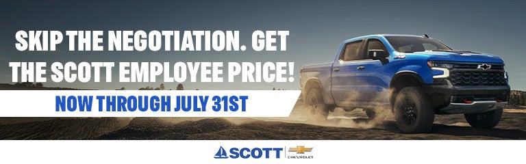 Employee Pricing Through July 31st