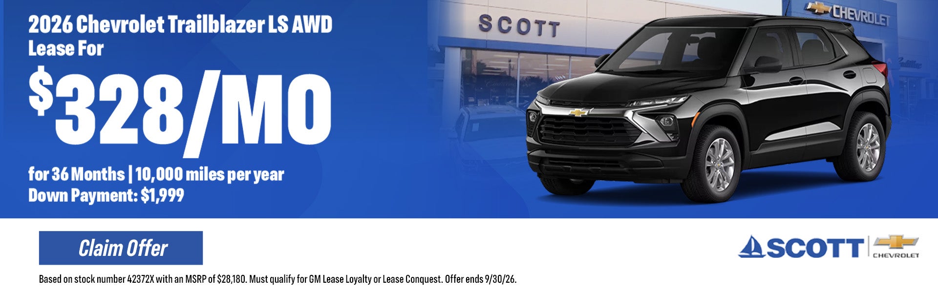 Chevrolet Trailblazer LS Lease